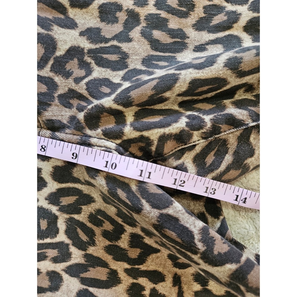 Lane Bryant Leopard Print Skinny Jeans Plus Size 16 Animal Print Pants m118641 - Picture 5 of 7